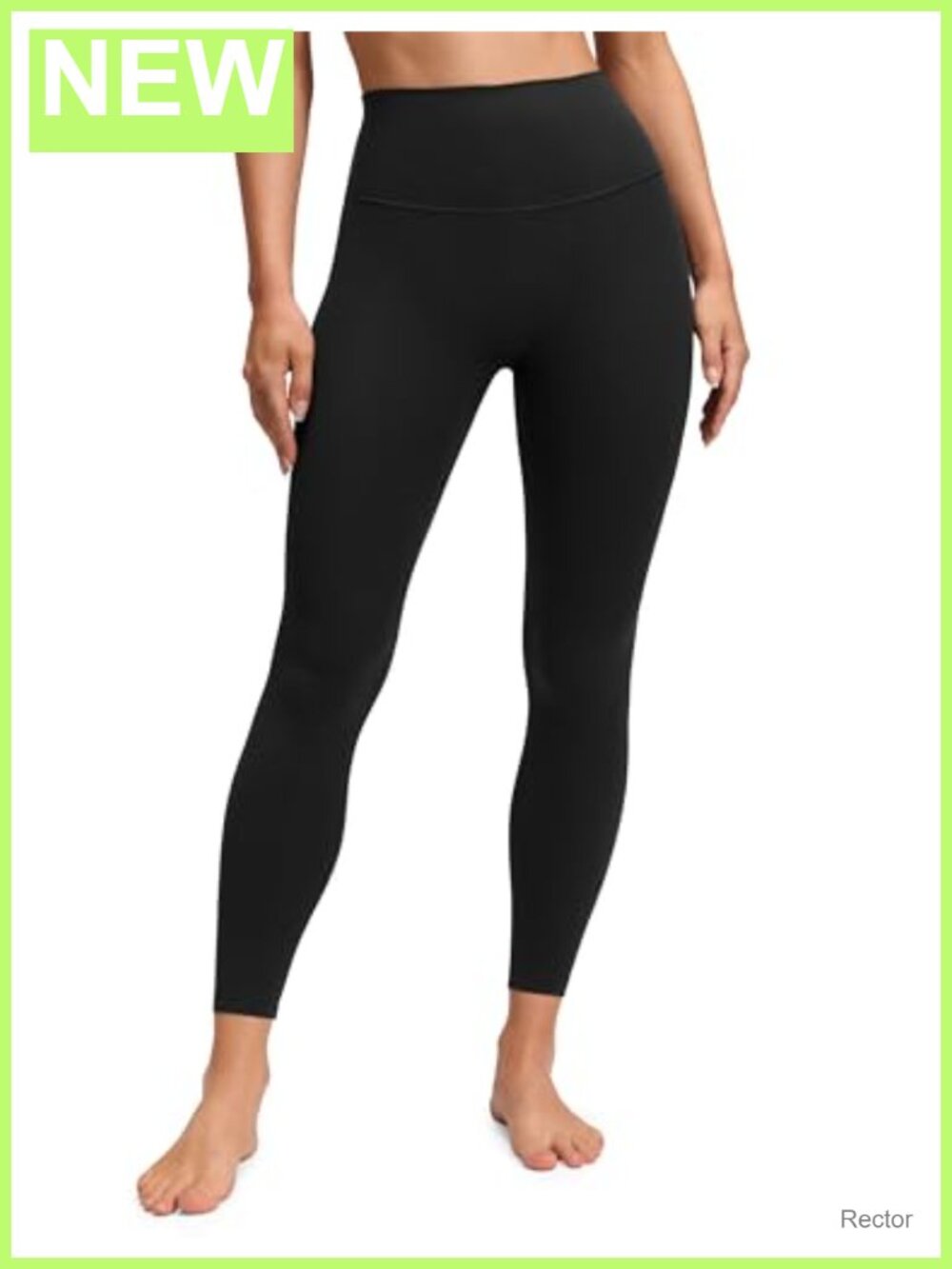 High Rise No Front Seam Yoga Leggings 25 Inch 7/8 Length Buttery Soft